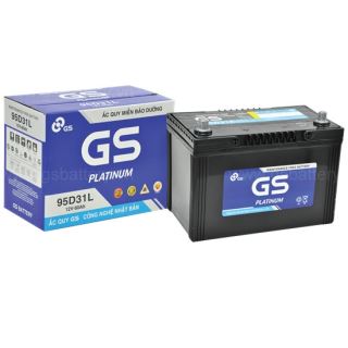ẮC QUY KHỞI ĐỘNG GS MF 12V-80AH (20HR), 95D31L