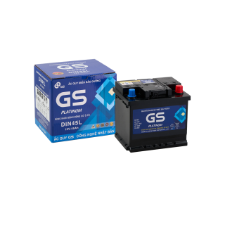 ẮC QUY GS MF 12V 45Ah (20HR), Model: DIN45L