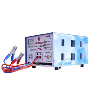 MÁY SẠC ẮC QUY HANSINCO 20A_12/24VDC TỰ ĐỘNG, DÂY ĐỒNG, BIẾN ÁP CÁCH LY