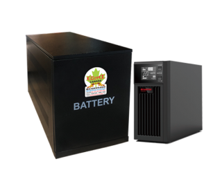 UPS Santak Online 1KVA/0.9kW, Tower, External Battery (C1KS-LCD)