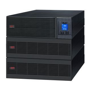 APC Easy UPS On-Line, 15kVA/15kW, Rackmount 9U, 230V, Hard wire 3-wire(1P+N+E) outlet, Intelligent Card Slot, LCD, Extended Runtime, W/ Rail Kit (SRV15KRILRK)