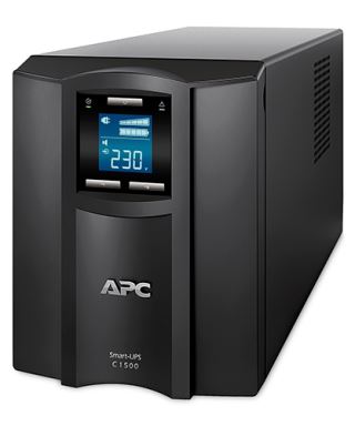 APC Smart-UPS C, Line Interactive, 1500VA/900W, Tower, 230V, 8x IEC C13 outlets, (SmartConnect port), USB and Serial communication, AVR, Graphic LCD (SMC1500I, SMC1500IC)