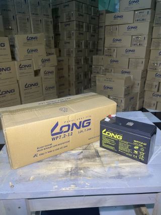 ẮC QUY KÍN KHÍ (VRLA AGM) LONG 12V-7.2Ah (20HR), WP7.2-12, F2