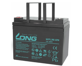 ẮC QUY KÍN KHÍ (VRLA AGM) LONG 12V-36Ah (20HR), WPL36-12N, F6-M5